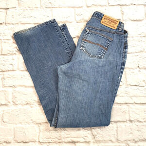 Express women's Low Rise Boot Cut Jeans size 7/8R